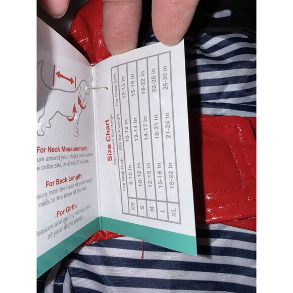 Hoodie Raincoat with Pocket Size S Red PET apparel - Picture 8 of 13